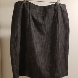 Cato Black Denim Skirt